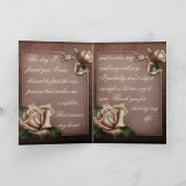 Mijn Liefde Mijn Vrouw Bedankkaart (Binnen)