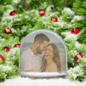 Mijn liefde paar foto op maat sneeuwbol (Kerstmis)