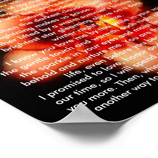 Mijn liefde poster (Hoek)