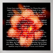 Mijn liefde poster (Voorkant)