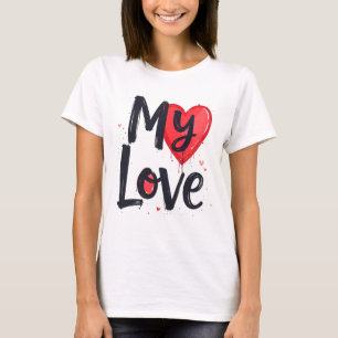 Mijn liefde t-shirt