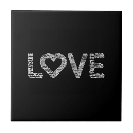 Mijn liefde tegeltje (Voorkant)