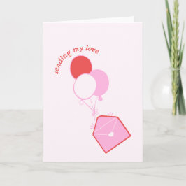 Mijn liefde versturen- Valentijnsdag Kaart