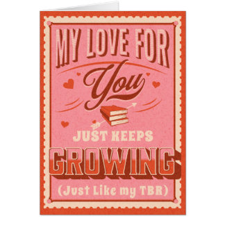 Mijn liefde voor jou blijft groeien, net als mijn 