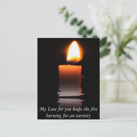 Mijn liefde voor jou briefkaart (Staand voorkant)