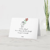 Mijn liefde voor jou wordt elke dag sterker feestdagen kaart (Achterkant)