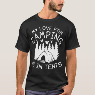 Mijn liefde voor kamperen vriend t-shirt
