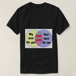Mijn liefde voor onze liefdescombinatie T-Shirt
