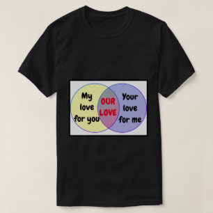 Mijn liefde voor onze liefdescombinatie T-Shirt