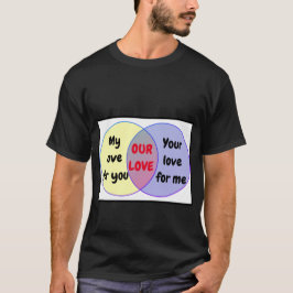 Mijn liefde voor onze liefdescombinatie T-Shirt