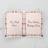 Mijn liefde voor Snowman Feestdagen Kaart (Binnen)