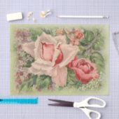 Mijn liefde voor Valentijnsdag Floral Victoriaans Tissuepapier (Craft)