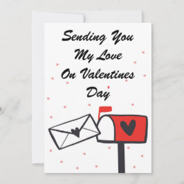 Mijn liefde voor Valentijnsdag Wenskaart sturen Feestdagenkaart