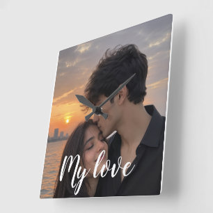 Mijn Liefde wandklok aanpasbare wandklok 