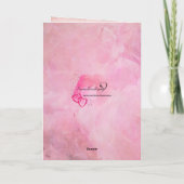 Mijn Liefde Wenskaart Kaart (Achterkant)