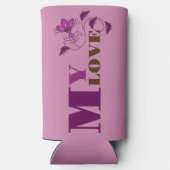 MIJN LIEFDESCADEAU VOOR VRIENDIN, VROUW, MAN SELTZER BLIKJESKOELER (Achterkant)