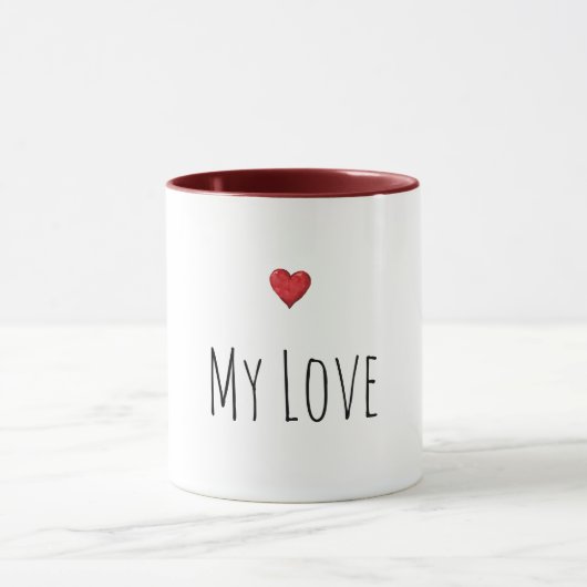 Mijn Liefdeshart Mok (Midden)