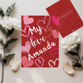 Mijn liefdeshart Valentijnskaart Feestdagenkaart