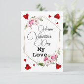 Mijn liefdeskaart kaart (Staand voorkant)