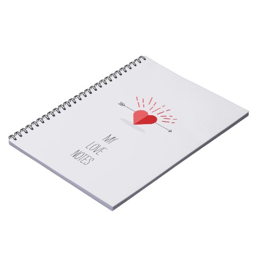 Mijn liefdesnotities notitieboek (Linkerzijde)