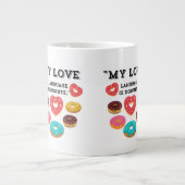 MIJN LIEFDESTAAL IS DONUTS GROTE KOFFIEKOP (Voorkant)