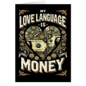 Mijn liefdestaal is geld, grappige drukte en succe (Voorkant)