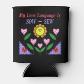 Mijn liefdestaal is Zaauw - Naaien Blikjeskoeler (Voorkant)