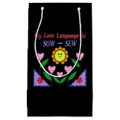 Mijn liefdestaal is Zaauw - Naaien Klein Cadeauzakje (Voorkant)