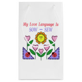 Mijn liefdestaal is Zaauw - Naaien Klein Cadeauzakje (Achterkant)