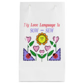 Mijn liefdestaal is Zaauw - Naaien Klein Cadeauzakje (Voorkant)
