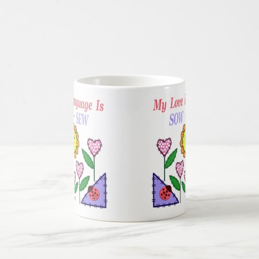 Mijn liefdestaal is Zaauw - Naaien Koffiemok (Center)