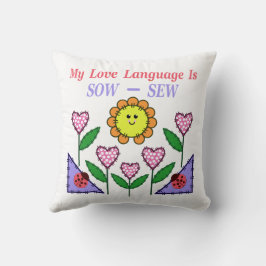 Mijn liefdestaal is Zaauw - Naaien Kussen