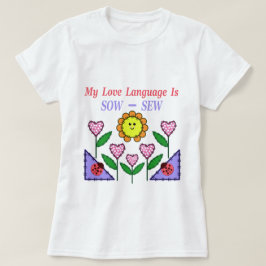 Mijn liefdestaal is Zaauw - Naaien T-shirt