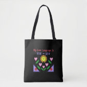 Mijn liefdestaal is Zaauw - Naaien Tote Bag (Voorkant)
