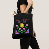 Mijn liefdestaal is Zaauw - Naaien Tote Bag (Dichtbij)