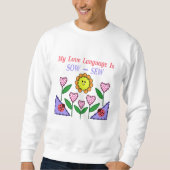 Mijn liefdestaal is Zaauw - Naaien Trui (Voorkant)