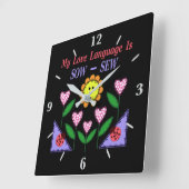 Mijn liefdestaal is Zaauw - Naaien Vierkante Klok (Hoek)