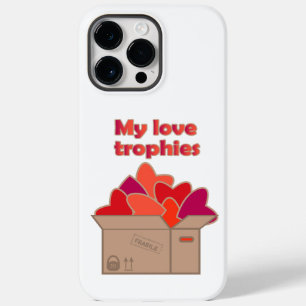 Mijn liefdestrofeeën in doos vol Valentijnse harte Case-Mate iPhone 14 Pro Max Hoesje