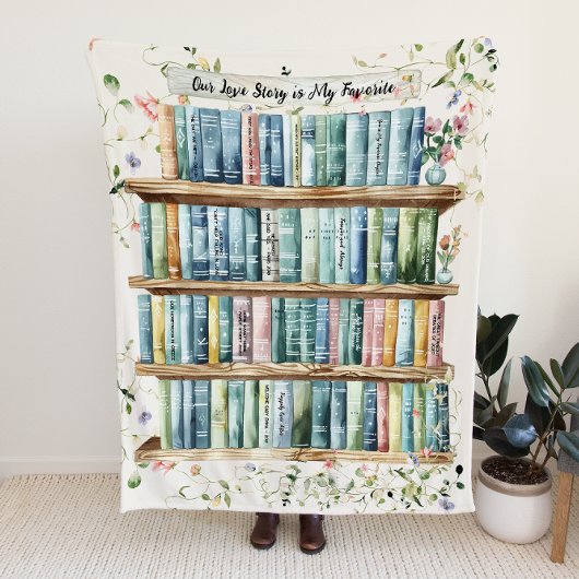 Mijn liefdesverhaal in boeken | stellen fleece deken