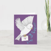 Mijn liefdesvogel verzenden kaart (Voorkant)