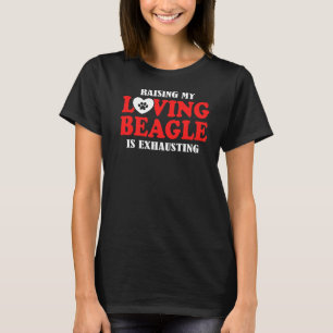 Mijn liefdevolle beagle laten ontploffen 2 t-shirt