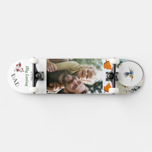Mijn liefhebbende DAD-fotoskateboard Persoonlijk Skateboard (Horizontaal)
