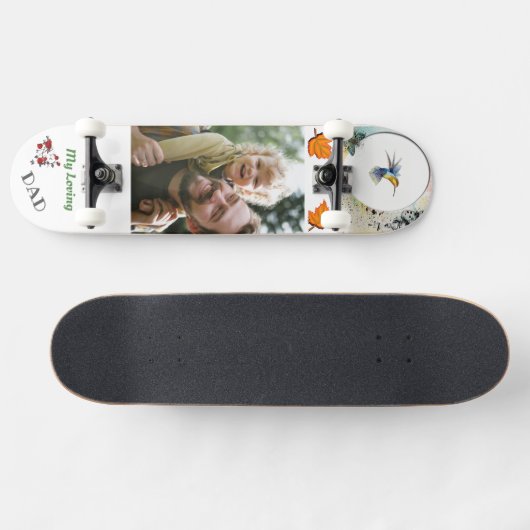 Mijn liefhebbende DAD-fotoskateboard Persoonlijk Skateboard (Horizontaal)