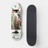 Mijn liefhebbende PAPA Foto skateboard (Voorkant)