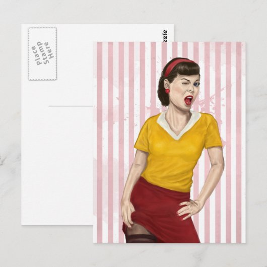 mijn liefhebber briefkaart (Voorkant / Achterkant)