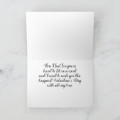 MIJN LIEFJE **HUSBAND** OP **VALENTIJNSDAG** KAART (Binnen)