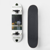 Mijn lieflijke huis aan het meer plaatje persoonlijk skateboard (Voorkant)