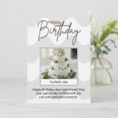 Mijn liefste, vandaag is jouw speciale dag kaart (Staand voorkant)