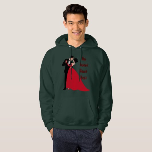 Mijn lieve hart klopt hoodie (Voorkant volledig)