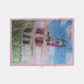 mijn lieve Jamie Fleece Deken (Voorkant (Horizontaal))